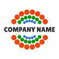 Abstract Logo | Name Through Group of Points