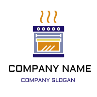 Hot Oven for Premium Cooking Logo Design