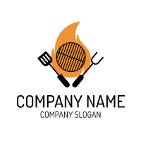 BBQ Logo | Very Hot Grill and Tableware