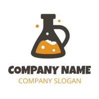 Beer Logo | Lab Glass with High Quality Malt