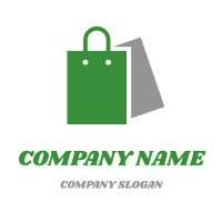 Business & Finance Logo | Simple Green Shopping Bag