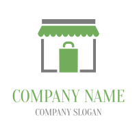 Business & Finance Logo | Small Store with Package