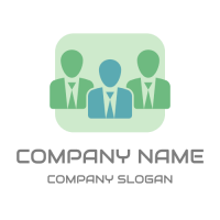 Business & Finance Logo | Three Business People with Ties