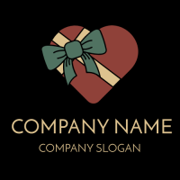 Candy Logo | Festive Chocolate Box with Bow