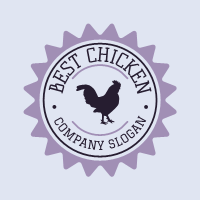 Vintage Rooster Farm Business Logo Design