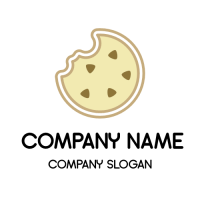 Cookie Logo | Modern Chocolate Chip Cookie