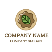 Organic Chocolate Doughnuts Logo Design