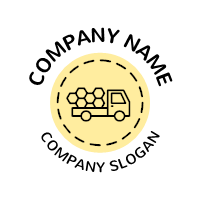 Honey Logo | Light Circle with Black Truck