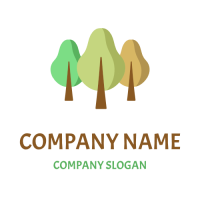 Three Different Seasons Trees Logo Design