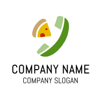 Express Phone Food Delivery Logo Design