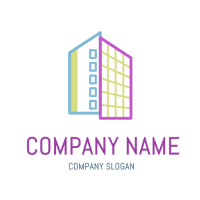 Realestate & Property Logo | Modern Abstract Colorful Tower