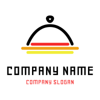 Restaurant Logo | Black Dish Cap on the Heating Surface