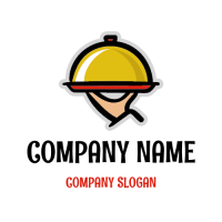 Restaurant Logo | Red Salver with the Yellow Cap