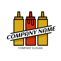 Restaurant Logo | Two Mustards and One Ketchup